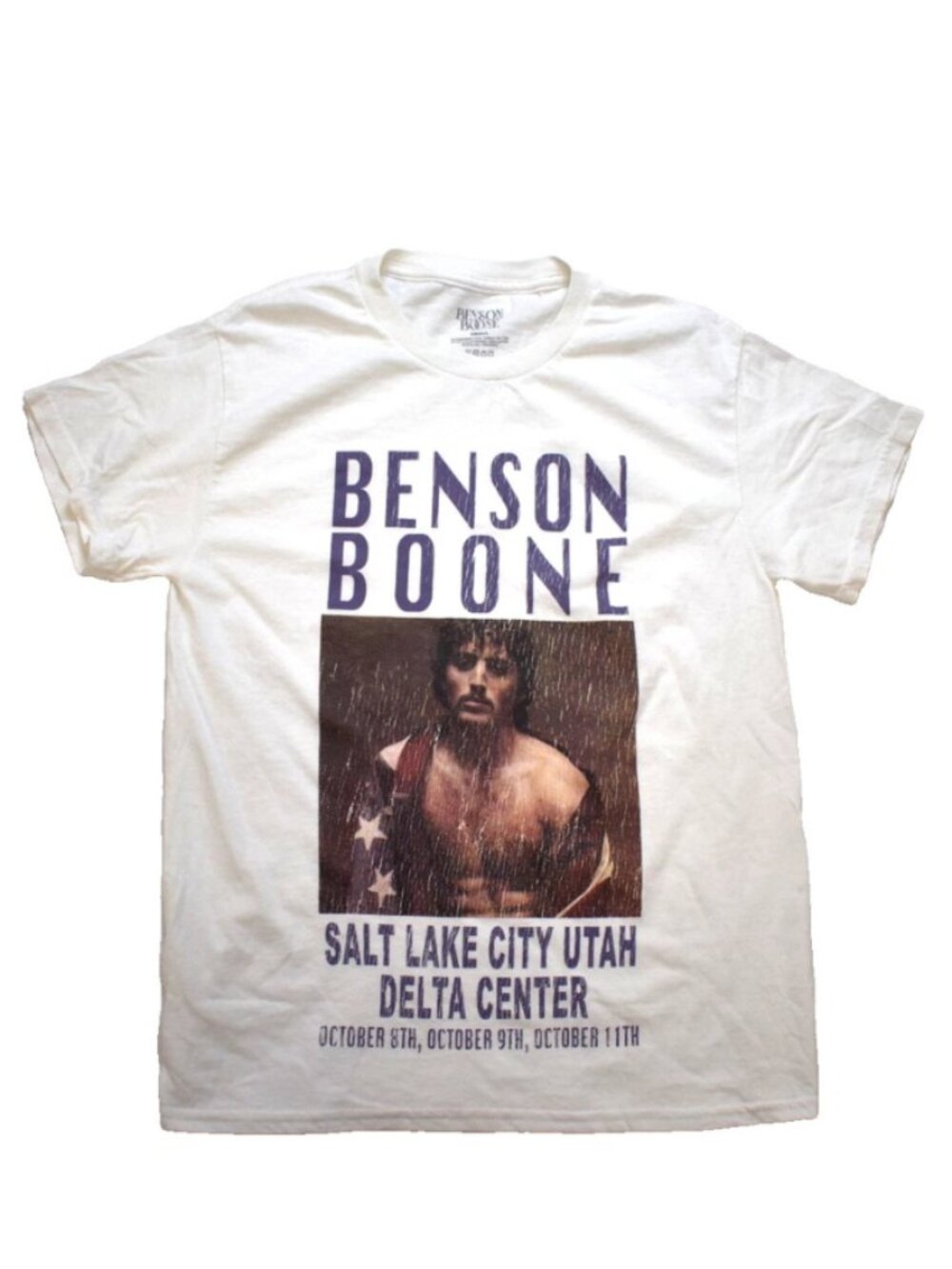 Benson Boone Womens Salt Lake City Delta Center 3 Nights Tour Shirt New Small